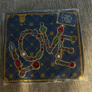 Brighton Blue and Gold Love Bag